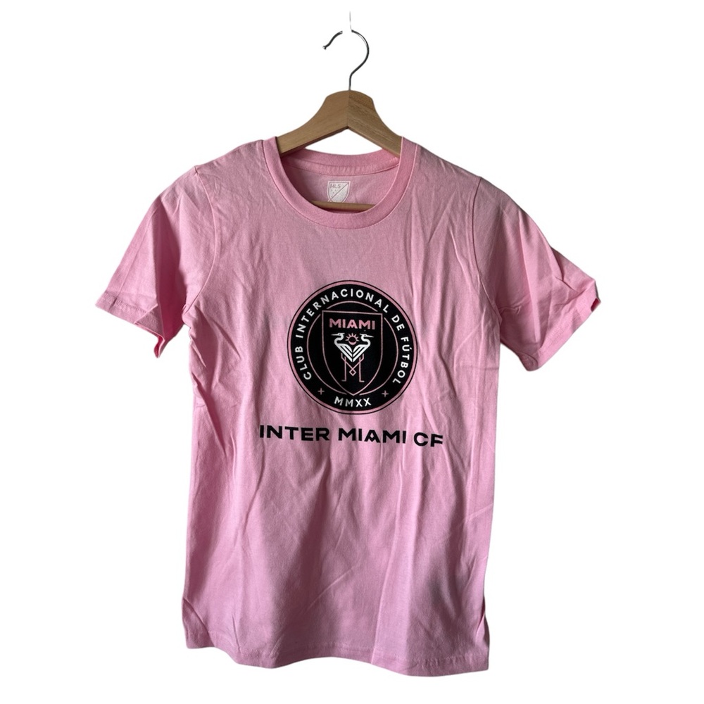 Inter Miami Official Merchandise Youth Pink Short sleeve T-shirt NWT